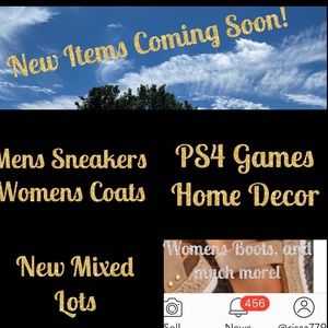 new items coming soon. Vintage purses, mens boxers. Assorted coats and jackets!